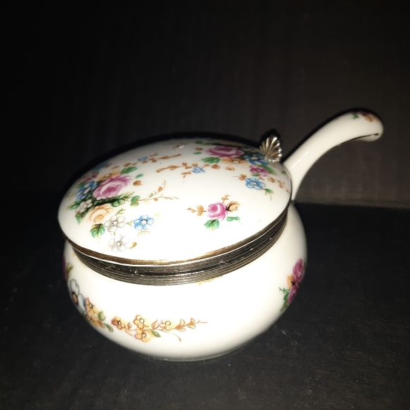 Vintage floral silent butler crumb catcher - Picture 2 of 5
